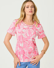 Load image into Gallery viewer, Clairmont Pearl Knit Top - Confetti Pink Rosanna
