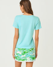 Load image into Gallery viewer, Clairmont Pearl Knit Top - Day Dream Blue
