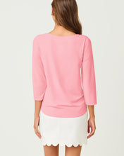Load image into Gallery viewer, Key West 3/4 Sleeve Top - Conch Shell Pink

