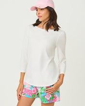 Load image into Gallery viewer, Key West 3/4 Sleeve Top - Resort White
