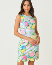 Load image into Gallery viewer, The Scallop Lilly Shift Dress - Multi Lilly Garden
