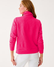 Load image into Gallery viewer, Eleni Pullover - Sun Shell Pink Butterfly Quilted Knit
