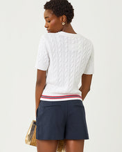 Load image into Gallery viewer, Miko Sweater - Resort White Lobster Embroidery
