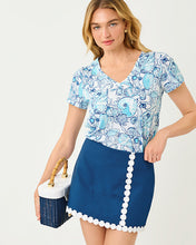 Load image into Gallery viewer, Maryetta Top - Resort White Shell Shine
