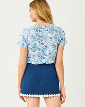 Load image into Gallery viewer, Maryetta Top - Resort White Shell Shine
