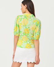 Load image into Gallery viewer, Bingley Knit Top - Crocodile Green Mumbo Jumbo
