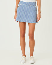 Load image into Gallery viewer, UPF 50+ Luxletic Thera Skort - Starlight Navy Mini Performance Gingham
