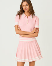 Load image into Gallery viewer, Suzette Sweater Skort - Pink Muse X Resort White Tipping
