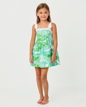 Load image into Gallery viewer, Girls Mini Cheri Dress - Capri Blue Galloping Gals
