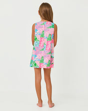 Load image into Gallery viewer, Little Lilly Classic Shift Dress - Multi Crazy Quilt

