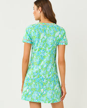 Load image into Gallery viewer, Cody Short Sleeve Dress - Day Dream Blue Throw Me A Line
