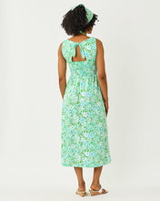 Load image into Gallery viewer, Finnley Smocked Midi Dress - Mint Condition Burst Of Joy
