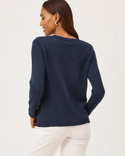 Load image into Gallery viewer, Kellyn Sweater - Low Tide Navy Nautical Lobster Jacquard
