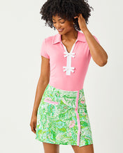 Load image into Gallery viewer, UPF 50+ Luxletic Frida Bow Polo - Conch Shell Pink
