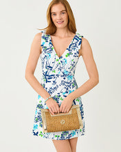 Load image into Gallery viewer, Janine Skirted Romper - Resort White Sea Blooms
