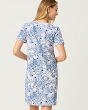 Load image into Gallery viewer, Cameron Popover Dress - Starlight Navy Zoology
