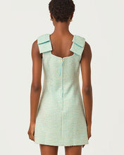Load image into Gallery viewer, Anders Skirted Romper - Capri Blue Fantasy Boucle
