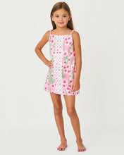 Load image into Gallery viewer, Girls Mini Delores Dress - Conch Shell Pink Sunny Daisies
