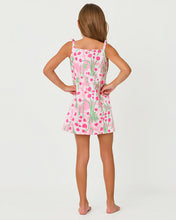 Load image into Gallery viewer, Girls Mini Delores Dress - Conch Shell Pink Sunny Daisies
