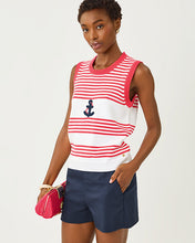 Load image into Gallery viewer, Breelan Sweater Shell - Paradise Punch Nautical Embroidery
