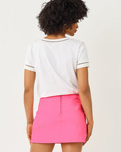 Load image into Gallery viewer, Clairmont Ladder Lace Knit Top - Resort White
