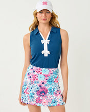 Load image into Gallery viewer, UPF 50+ Luxletic Frida Sleeveless Bow Polo - Starlight Navy

