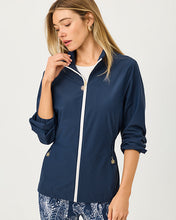 Load image into Gallery viewer, UPF 50+ Luxletic Ainsley Jacket - Low Tide Navy
