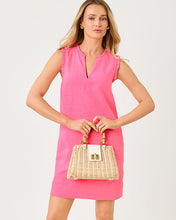Load image into Gallery viewer, Kavalla Linen Popover Dress - Cherry Blossom Pink
