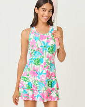 Load image into Gallery viewer, UPF 50+ Luxletic Lunan Active Dress -  Resort White Viney Liney
