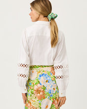 Load image into Gallery viewer, The Lace Inset Lilly Shirt - Resort White

