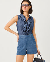 Load image into Gallery viewer, Fenly Sleeveless Top  - Indigo Chambray
