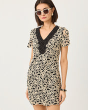 Load image into Gallery viewer, Charla Dress - Coconut Blushing Blooms Two Tone Crochet
