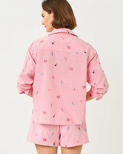 Load image into Gallery viewer, Bondi Button Down Shirt - Paradise Punch Its A 250th Celebration Stripe

