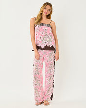 Load image into Gallery viewer, 32" Vianna Silk Palazzo Pant - Coco Beach Wildness Engineered Pant

