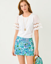 Load image into Gallery viewer, Sebene Eyelet Knit Top - Resort White
