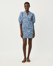 Load image into Gallery viewer, Mialeigh Dress - Indigo All Day Chambray Paisley Parade Pigment
