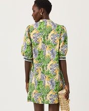 Load image into Gallery viewer, Mialeigh Dress - Multi Lil Palm Prowl Engineered Woven Dress
