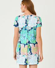 Load image into Gallery viewer, Melodie Skirted Romper - Starlight Navy Tennessees Hibiscus
