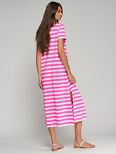 Load image into Gallery viewer, Fuchsia Striped Dress - Vilagallo
