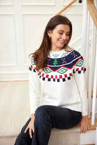 Ivory Ski Fair Isle Sweater