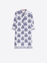 Load image into Gallery viewer, White Dress with Toucans and Palm Trees  - Vilagallo
