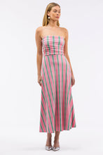 Load image into Gallery viewer, The Gloria Dress - Garden Party Stripe
