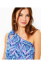 Load image into Gallery viewer, Bexler One-Shoulder Top - Barton Blue Star Gazing
