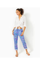 Load image into Gallery viewer, 31&quot; Taron Mid-Rise Linen Pant - Lilac Rose We Mermaid It
