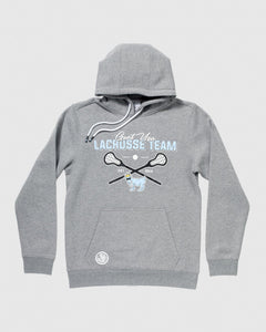 Lacrosse Team Hooded Sweatshirt - Gray