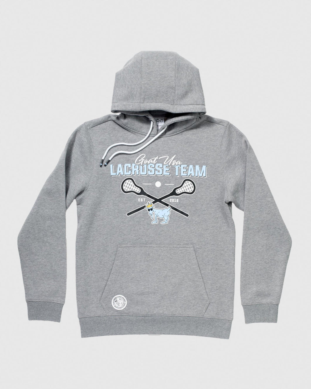 Lacrosse Team Hooded Sweatshirt - Gray