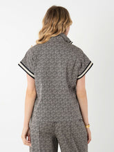 Load image into Gallery viewer, Poppy Pullover - Black Tonal Monogram - Emily McCarthy
