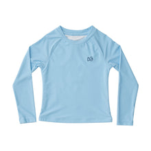 Load image into Gallery viewer, Reef Rashguard Swim Shirt - Solid Clear Sky Blue
