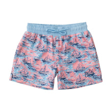 Load image into Gallery viewer, Boogie Board Swim Trunk - Shrimp Boat Print
