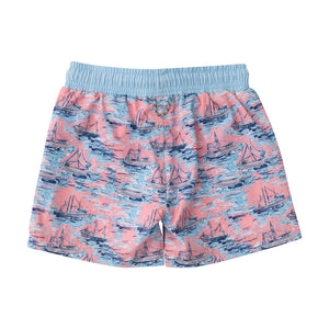 Boogie Board Swim Trunk - Shrimp Boat Print